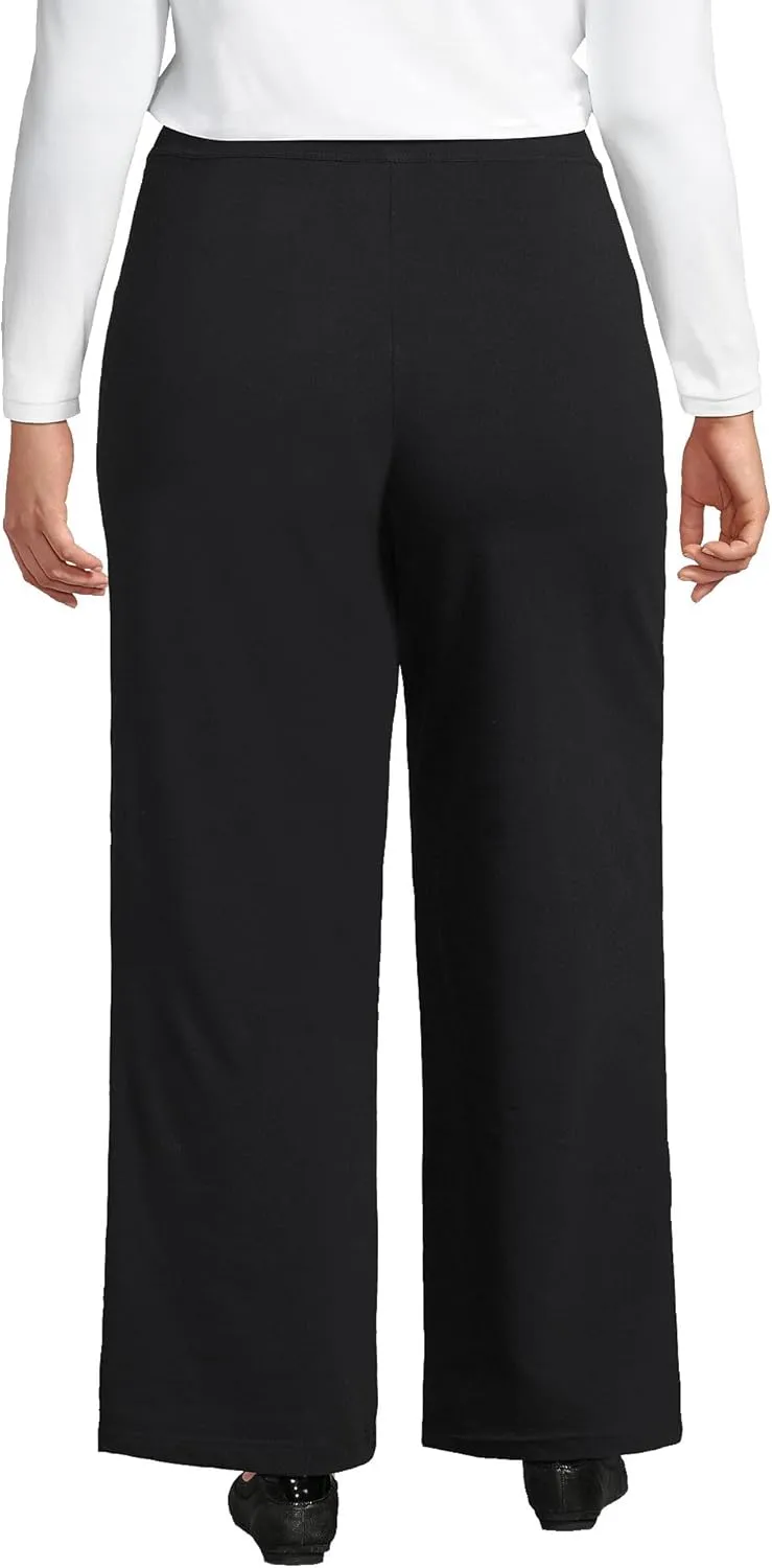 Lands' End Women's Starfish High Rise Wide Leg Pants