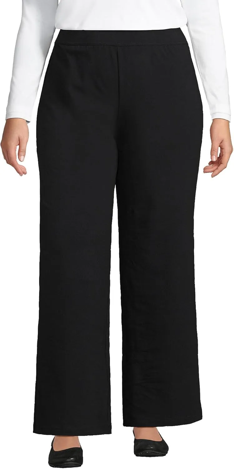 Lands' End Women's Starfish High Rise Wide Leg Pants