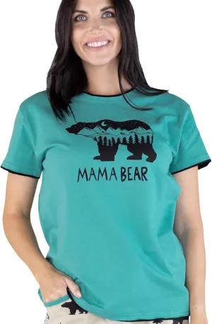 Lazy One Pajamas for Women, Cute Garden and Bear Pajama Pants and Top Separates