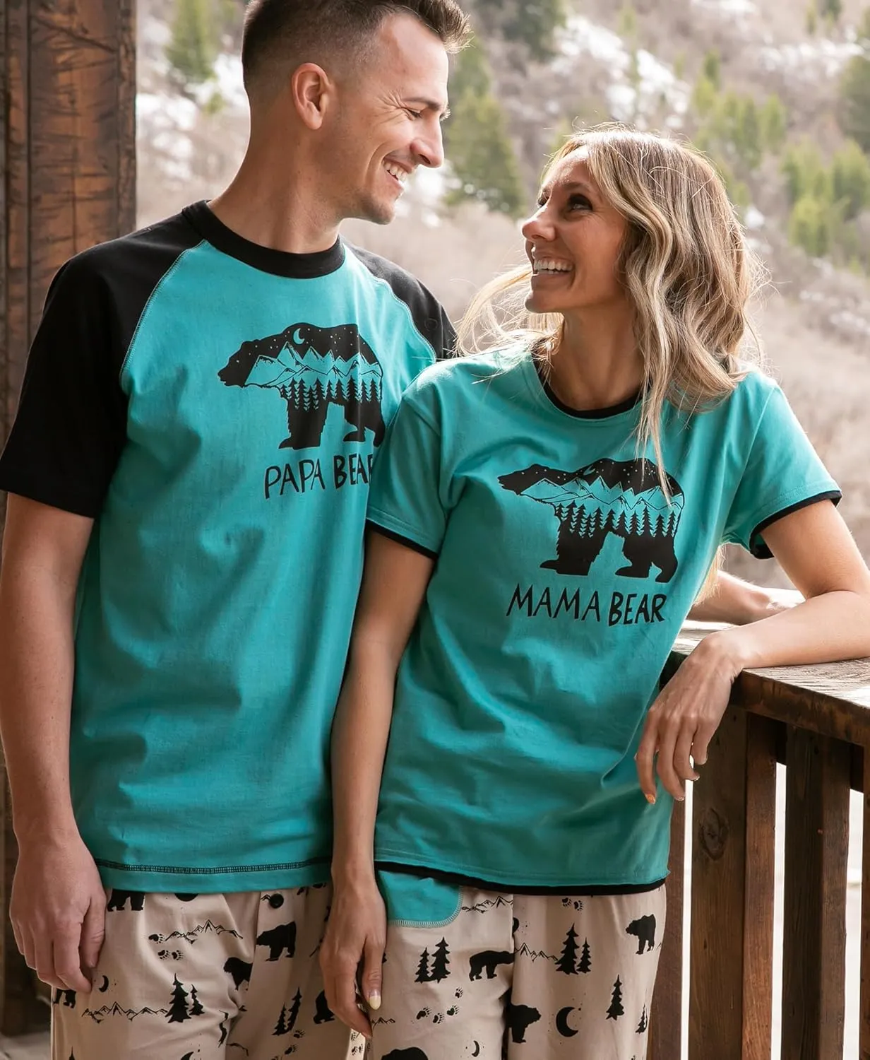 Lazy One Pajamas for Women, Cute Garden and Bear Pajama Pants and Top Separates