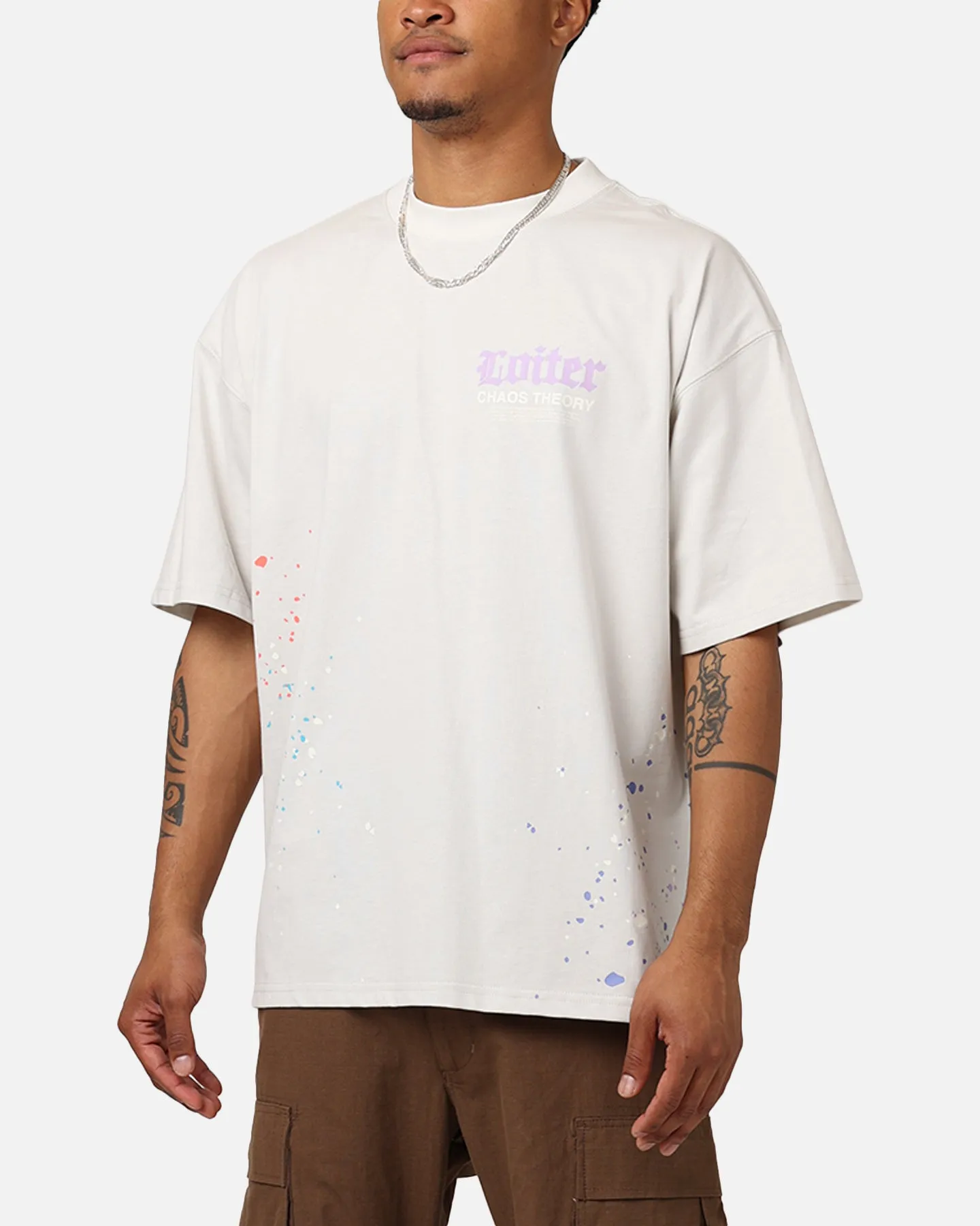 Loiter Chaos Theory T-Shirt Grey