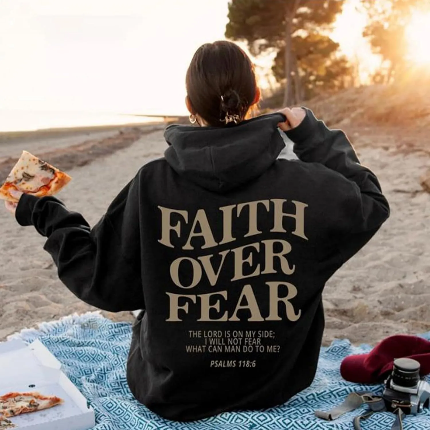 Love Like Jesus Graphic Christian Hoodies for Women Girls Oversized Long Sleeve Sweatshirts Drawstring Pockets Pullover Tops
