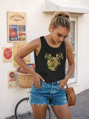 Magical Tank Top Women Magical Kingdom Tshirts Summer Casual Vacation Graphic Short Sleeve Vest