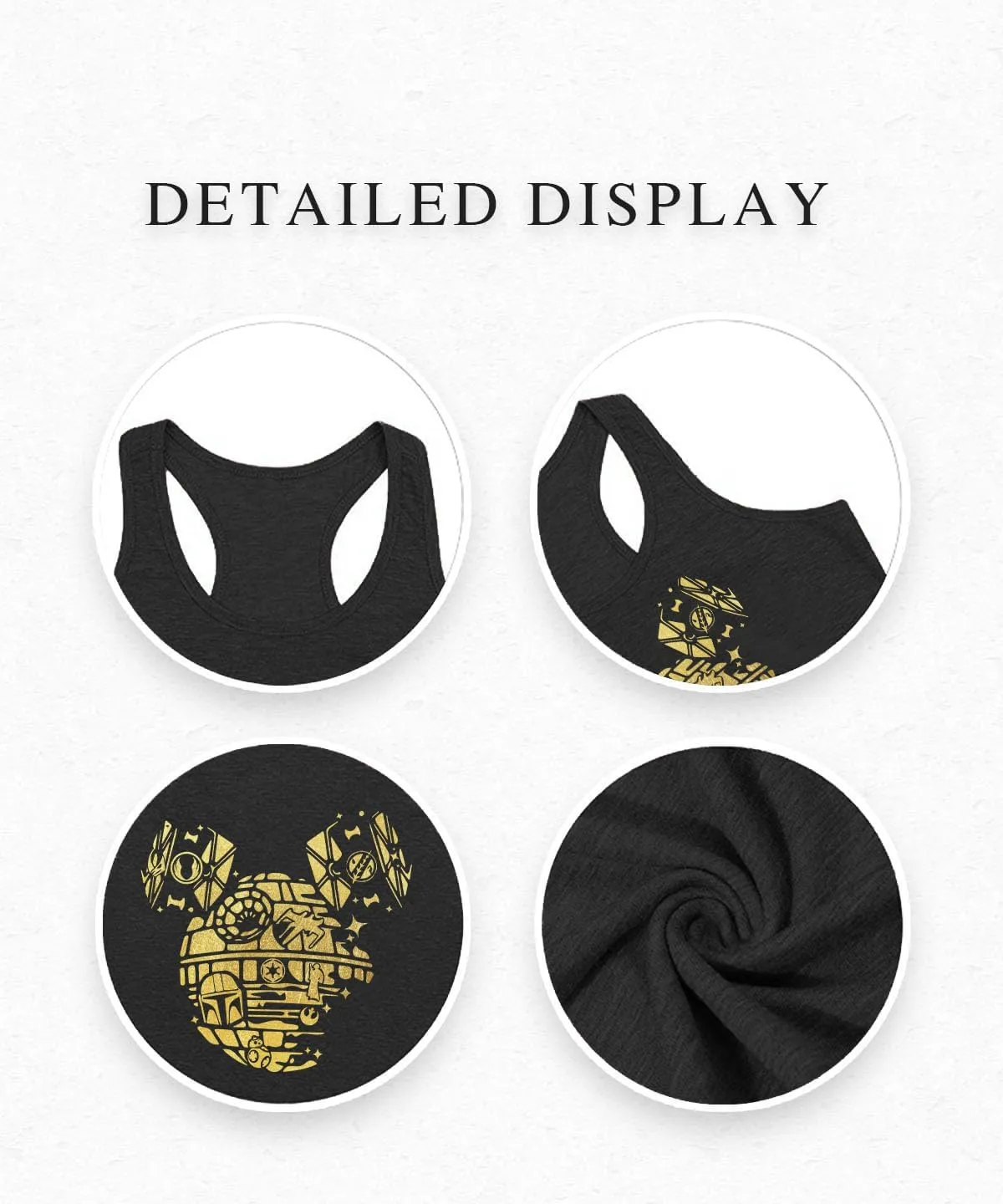 Magical Tank Top Women Magical Kingdom Tshirts Summer Casual Vacation Graphic Short Sleeve Vest