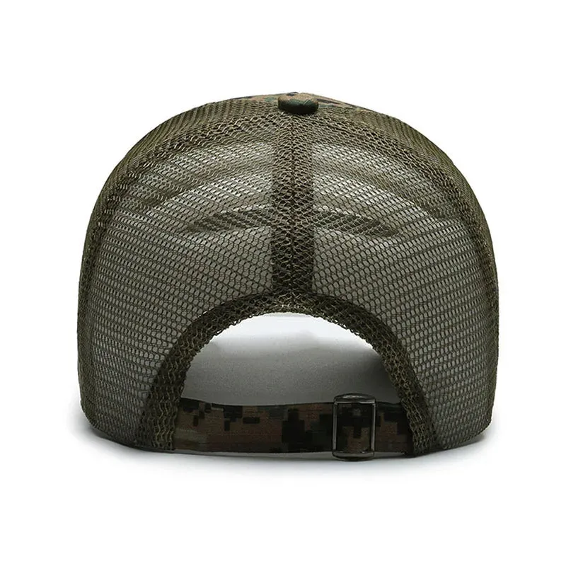 Men's American Flag Camouflage Baseball Cap