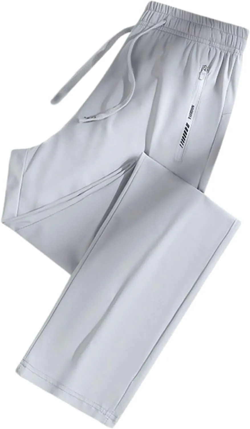 Mens Athletic Pants Relaxed Fit Stretch Waist Straight Leg Joggers Casual Plus Size Lightweight Hiking Jogging Trousers