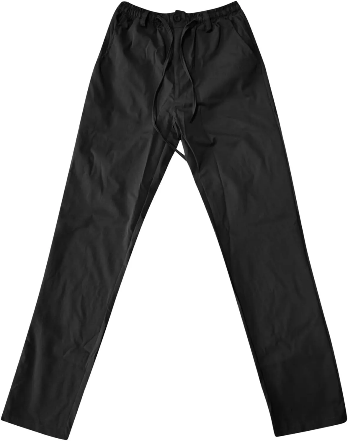 Mens Casual Pants Elastic Waist Drawstring Lounge Pants Lightweight Plus Size Straight Leg Atheltic Sweatpants with Pockets