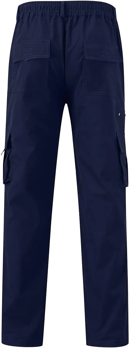 Men's Casual Pants with Multiple Pockets Camo Mens Joggers Sweatpants Corduroy Pants For Young Men Long Plaid Pajama Pants