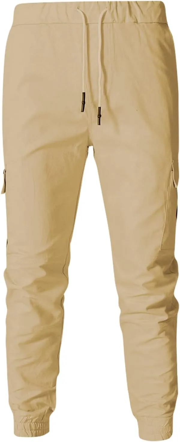 Men's Fashion Loose Handsome PocketJeans Pants Tooling Camouflage Pants M-4XL