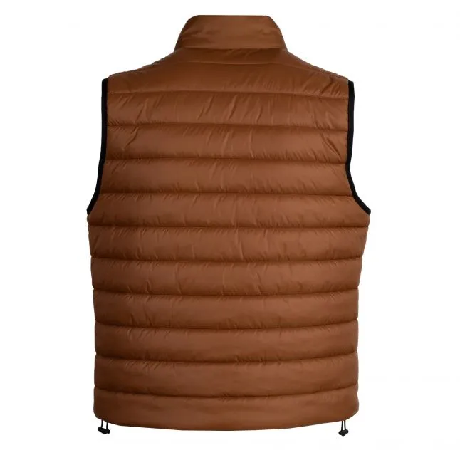 Mens HUGO Medium Brown Brentino2431 Gilet