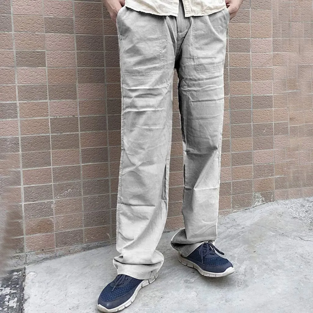 Men's Paisley Pants Cargo Jogger Oversized Cargo Pants for Men Linen Casual Trousers Men's Long John Thermal Pants