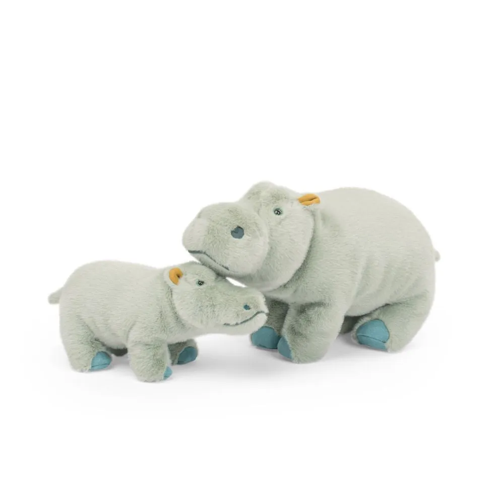 Moulin Roty Tout Autour - Hippopotamus, Large Soft Toy