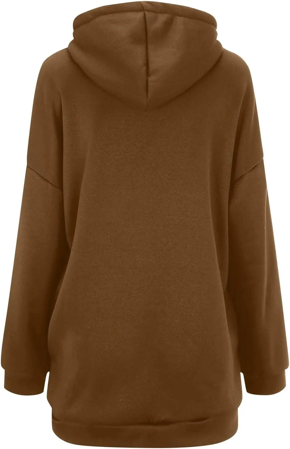 Oversized Zip Up Hoodies for Women Plus Size Long Fleece Jacket Casual Long Sleeve Cute Sweatshirts with Pockets