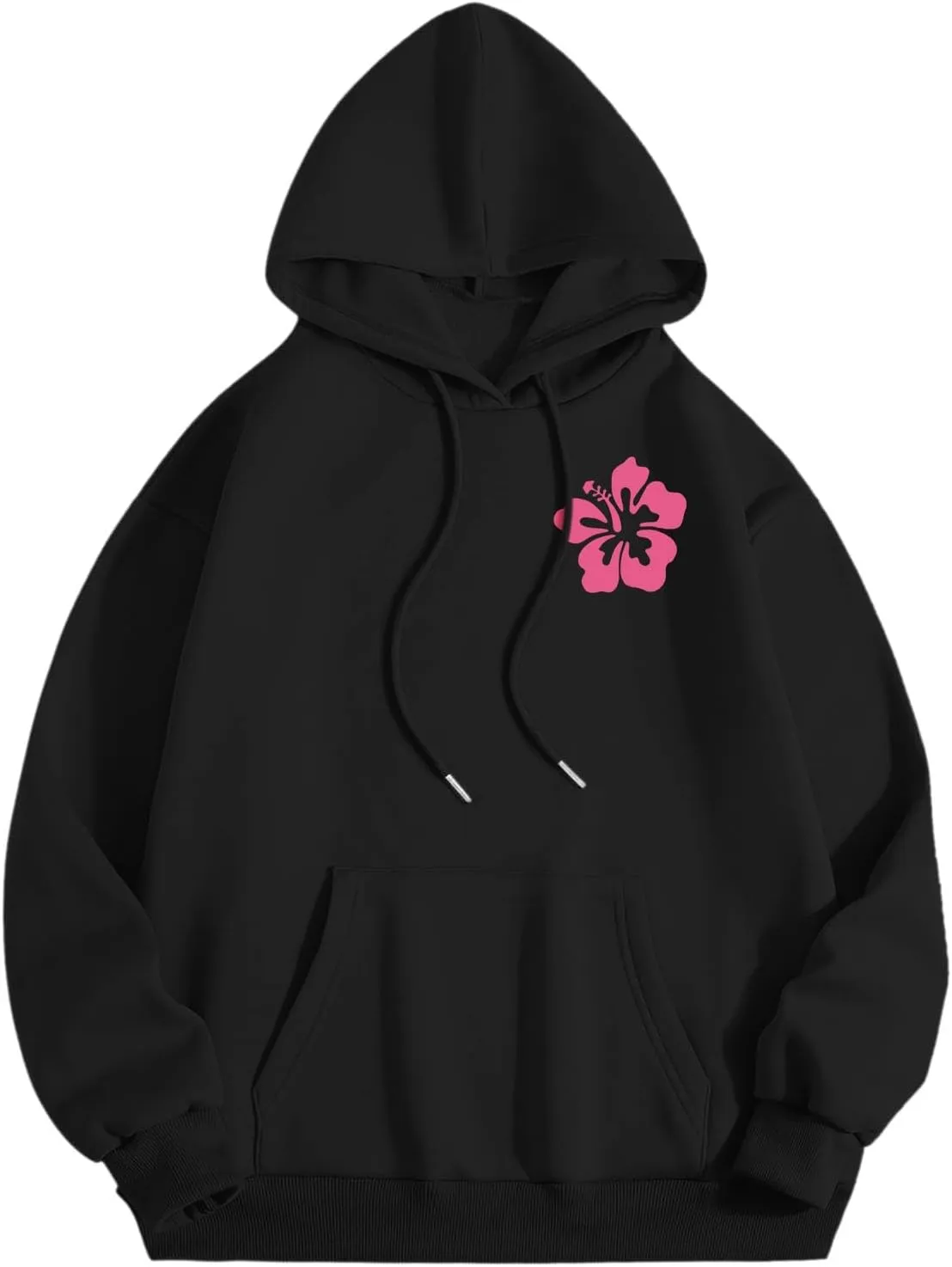 Palm Puff Hoodie for Women Oversized Preppy Sweatshirt Teen Girls Y2K Cute Graphic Long Sleeve Casual Pullover Top
