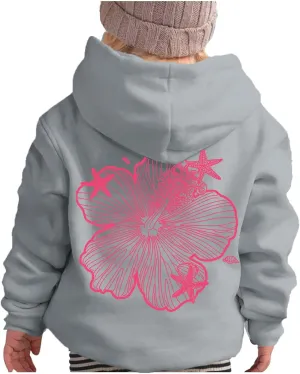 Palm Puff Hoodies For Kids Girls Cute Graphic Preppy Sweatshirt Teen Girls Oversized Y2K Hoodie Pullover with Pockets