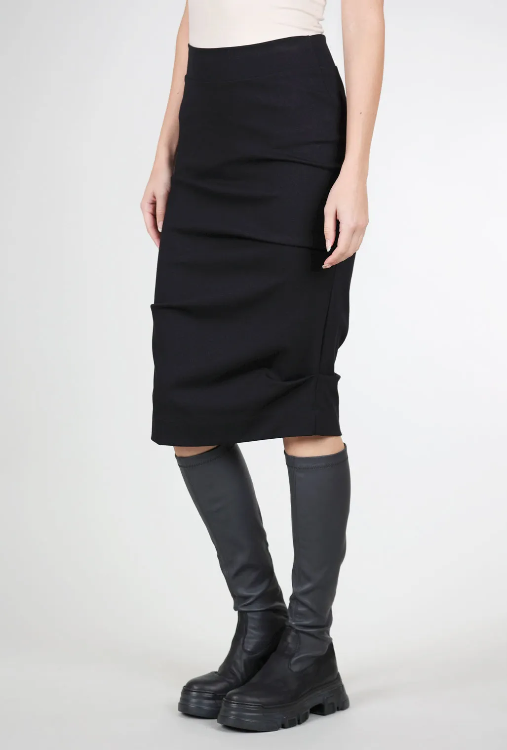 Ponte Equinox Skirt, Black