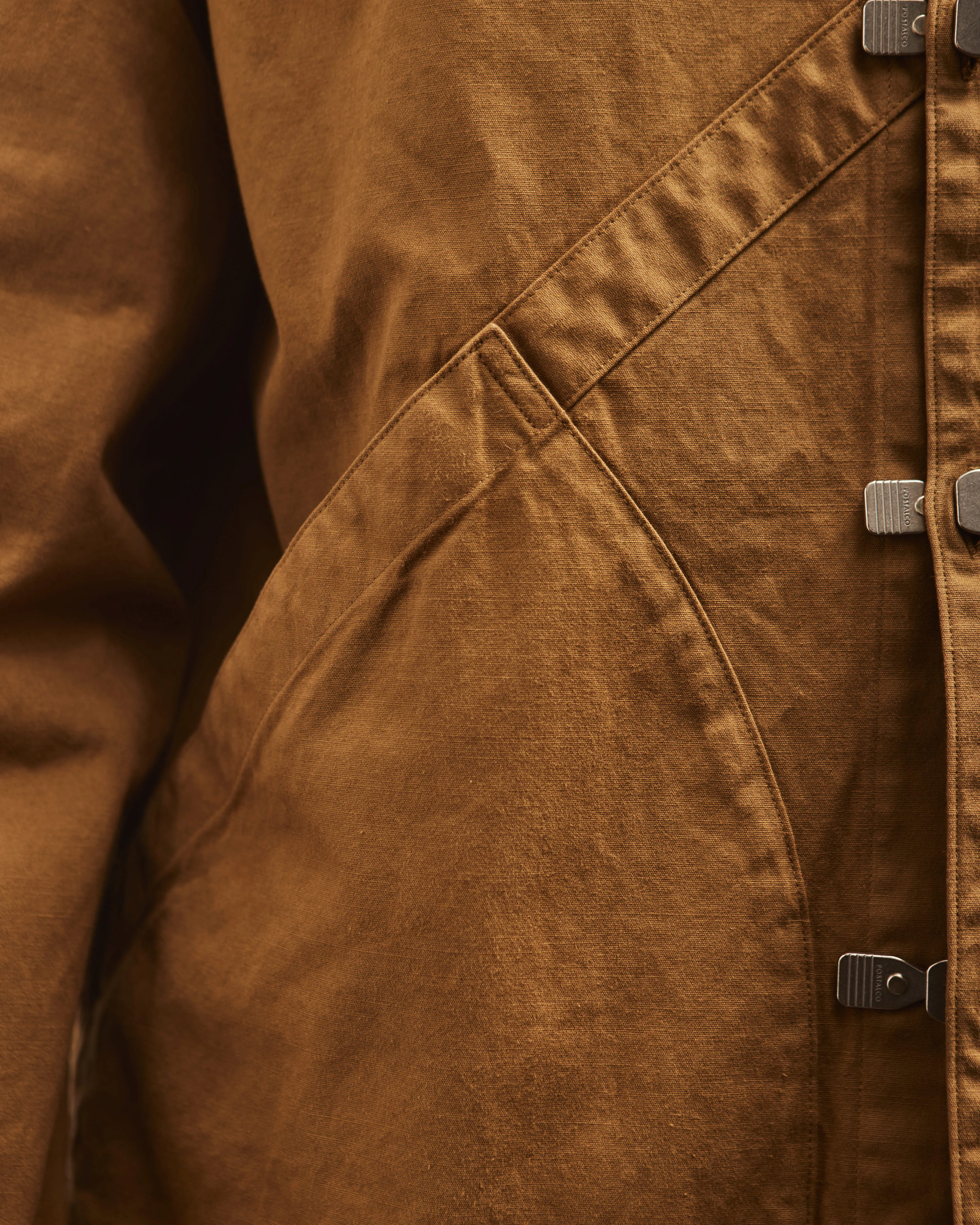 Postalco Unisex Cabinet Jacket, Brown