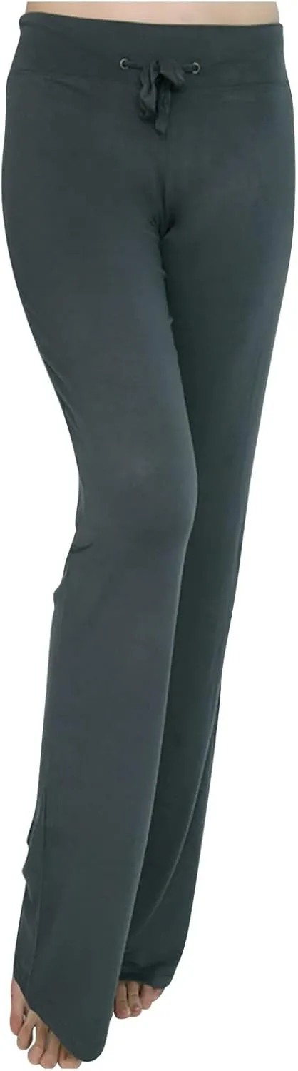 Ruziyoog Flared Yoga Pants for Women High Waist Stretchy Loose Casual Trousers Wide Leg Lounge Joggers Sweatpants
