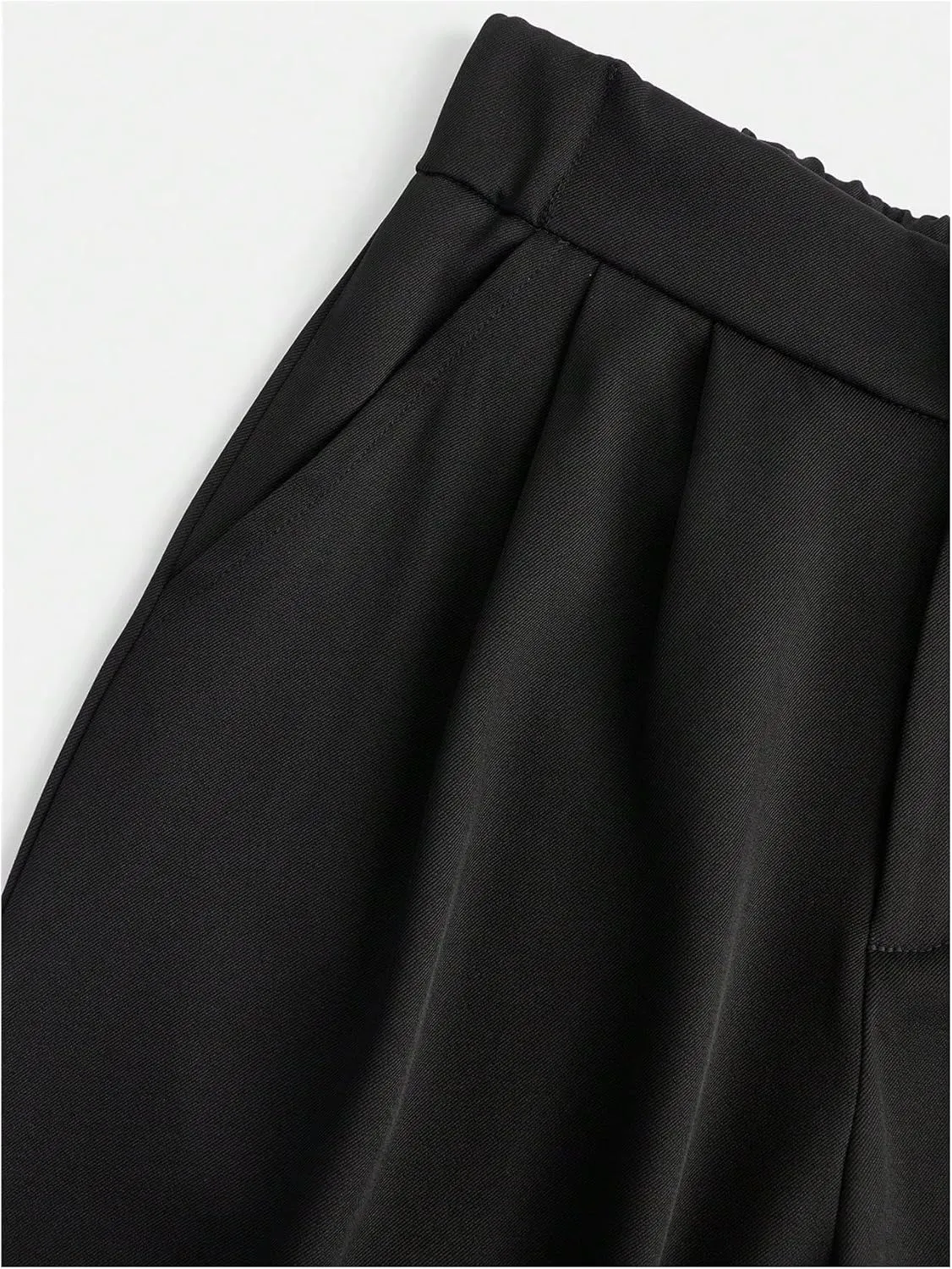 SweatyRocks Girl's Elastic High Waist Wide Leg Pants Loose Long Trousers