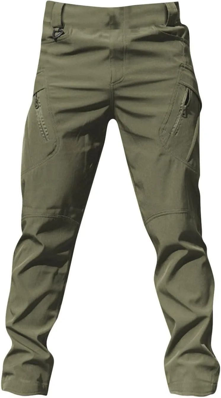 Tactic Pants for Men Water Resistant Cargo Hiking Work Pants Multi Pockets Quick Dry Ripstop Construction Trousers