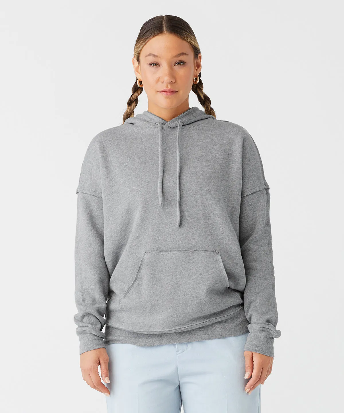 Unisex raw-seam hoodie | Tan