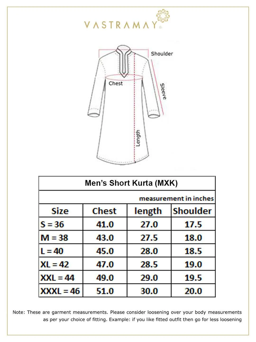 Vastramay Mustard Printed Cotton Short Kurta