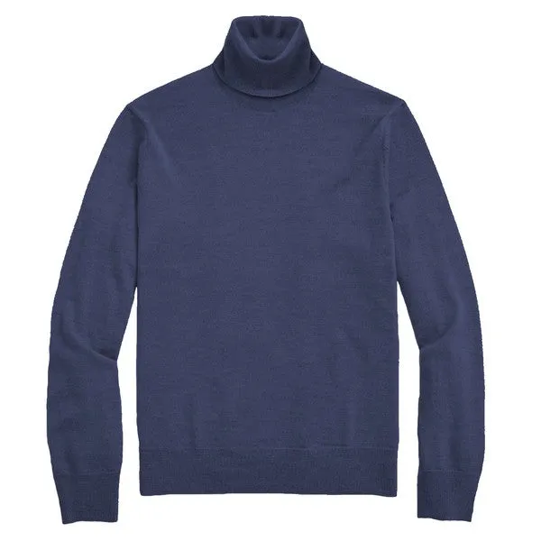 Weiv Mens Solid Turtleneck Sweater