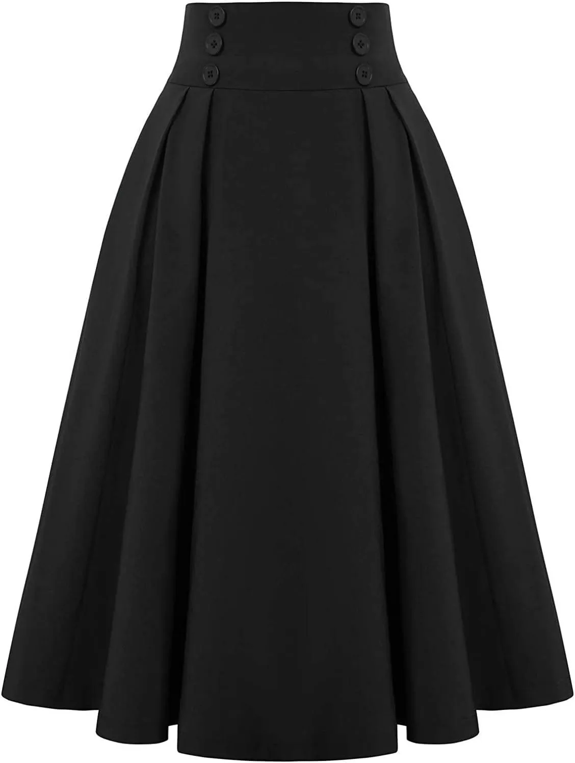 Women Skirts Women Vintage Fashion Casual Plaid Skirt Vintage High Waist Pleated Skirt Spring Dresses Midi Skirts