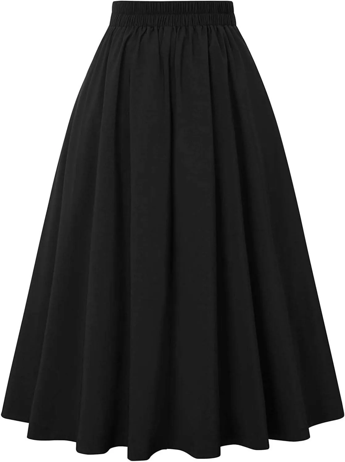 Women Skirts Women Vintage Fashion Casual Plaid Skirt Vintage High Waist Pleated Skirt Spring Dresses Midi Skirts