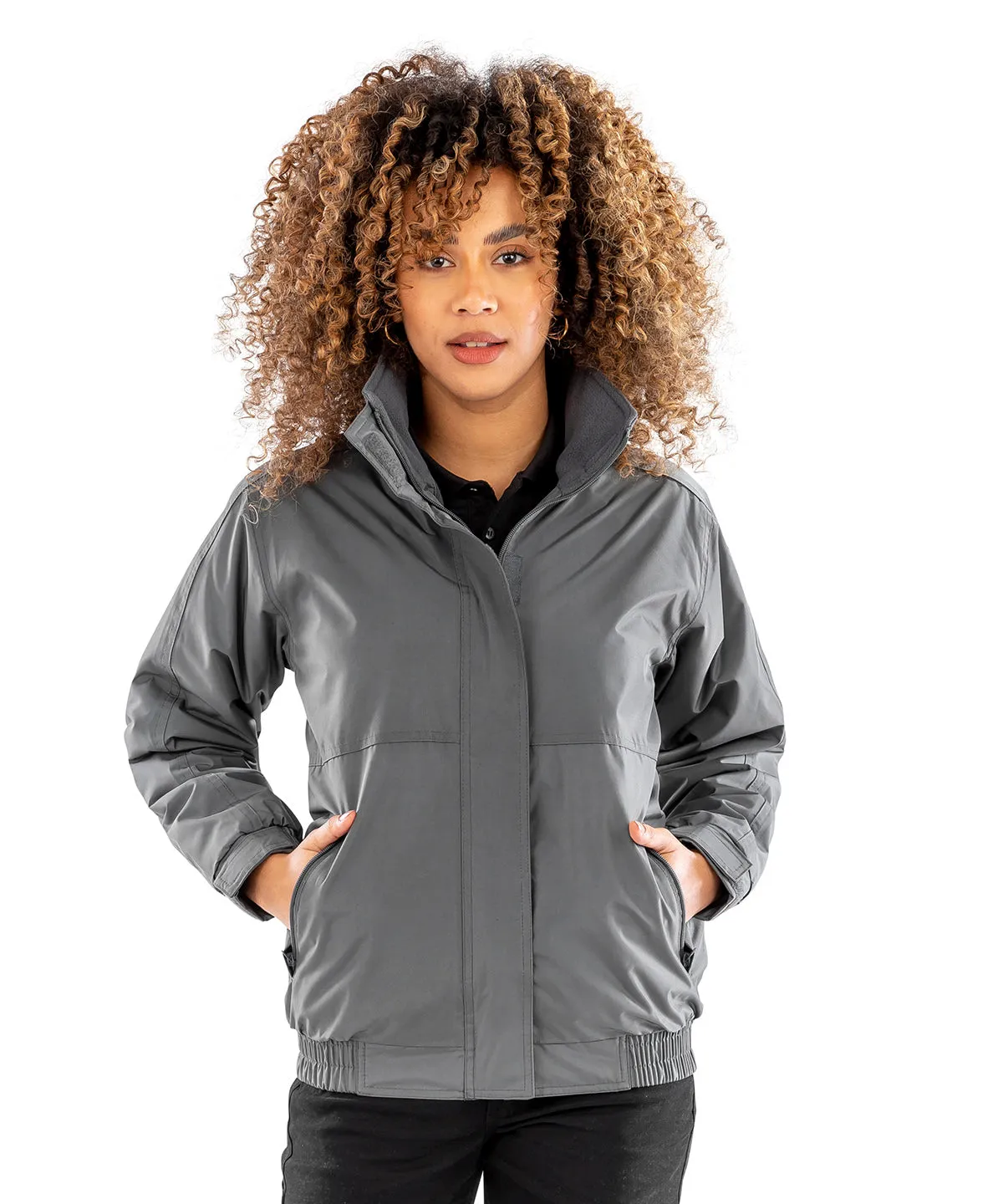 Womens Core channel jacket | Grey