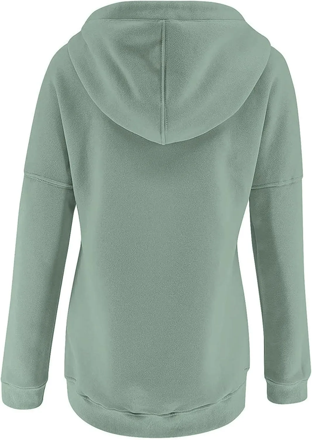 Women's Fashion Hoodies & Sweatshirts Trendy Casual Long Sleeve Hoodies Comfy Loose Solid Sweatshirt with Pockets