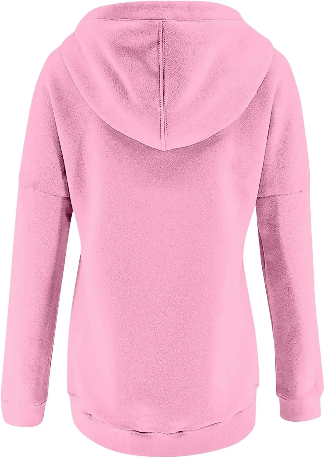 Women's Fashion Hoodies & Sweatshirts Trendy Casual Long Sleeve Hoodies Comfy Loose Solid Sweatshirt with Pockets