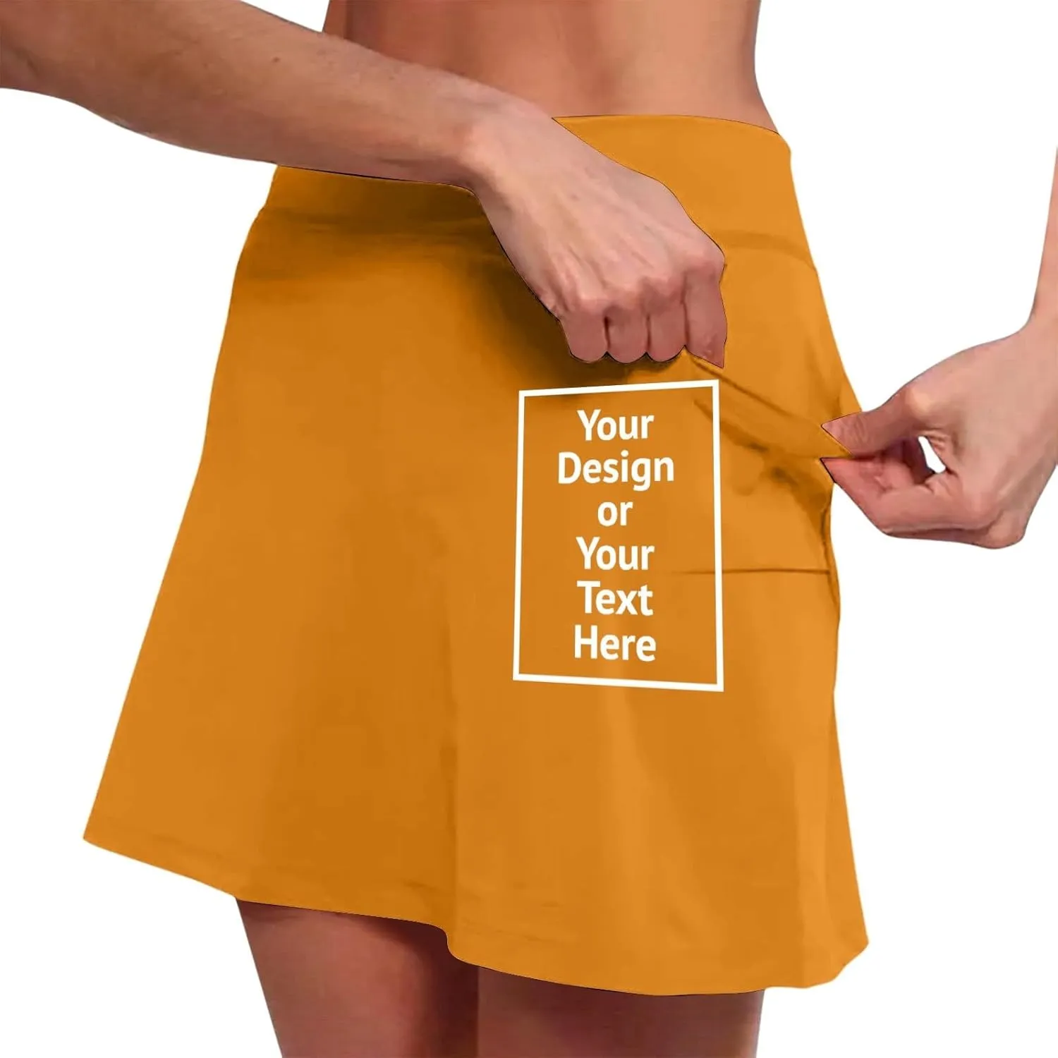 Women's High Waisted Athletic Skorts Tummy Control with Pockets Tennis Skirts Workout Casual Breathable Outdoor Short