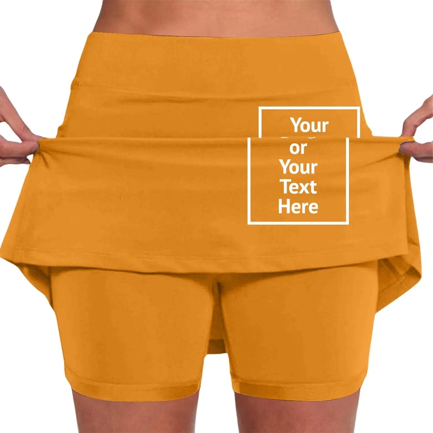 Women's High Waisted Athletic Skorts Tummy Control with Pockets Tennis Skirts Workout Casual Breathable Outdoor Short