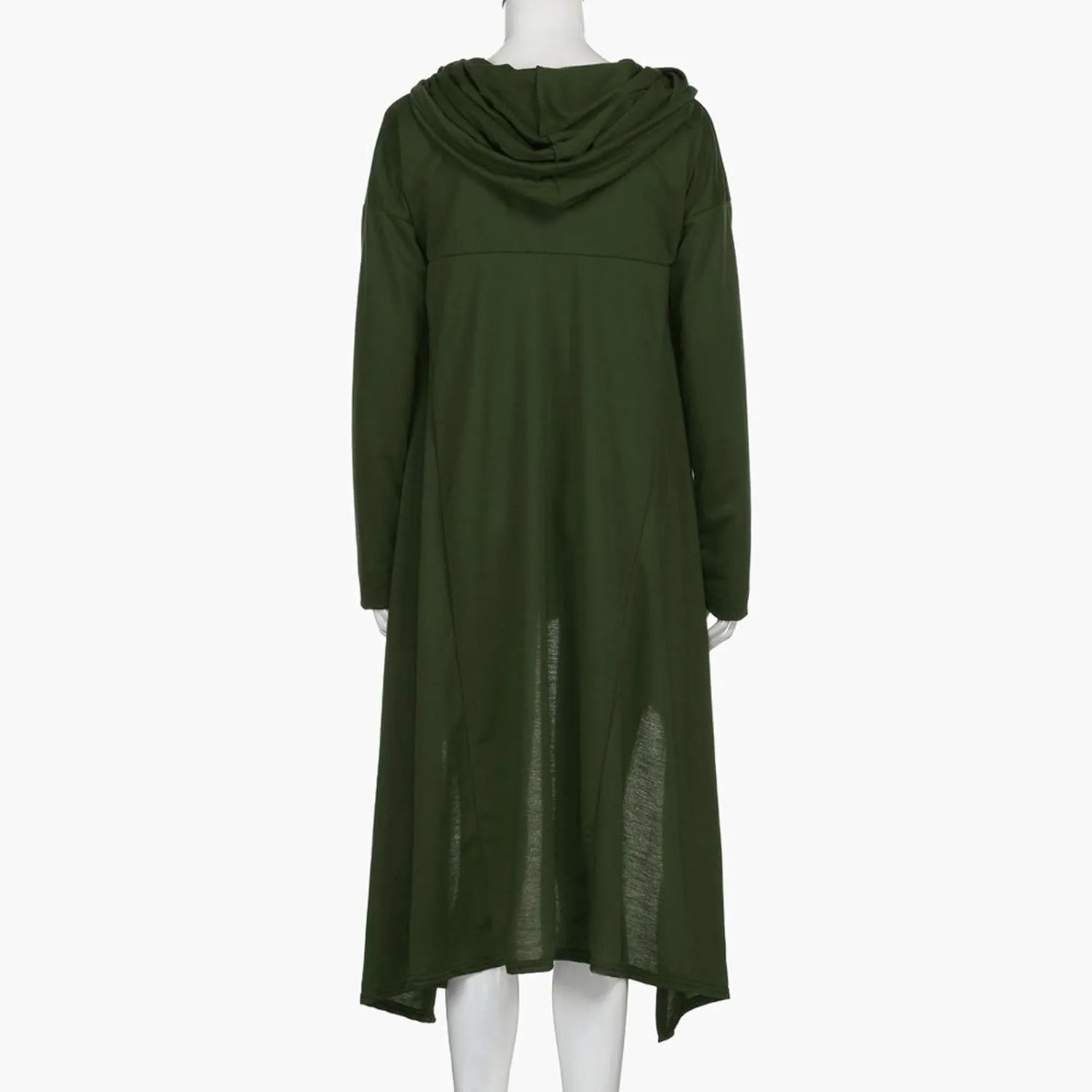 Women's Irregular Hem Long Hoodies Plus Size Casual Baggy Pullover Tops 2023 Fall Fashion Tunic Blouse