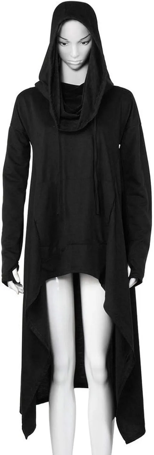 Women's Irregular Hem Long Hoodies Plus Size Casual Baggy Pullover Tops 2023 Fall Fashion Tunic Blouse