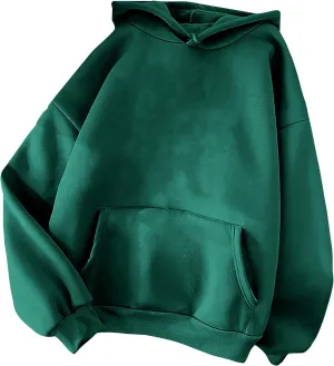Womens Oversized Sweatshirts Trendy Long Sleeve Loose Hoodies Fall Fashion Hooded Pullover Sweaters with Pockets