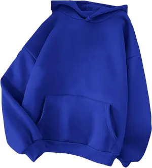 Womens Oversized Sweatshirts Trendy Long Sleeve Loose Hoodies Fall Fashion Hooded Pullover Sweaters with Pockets