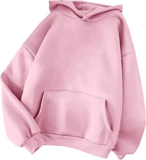 Womens Oversized Sweatshirts Trendy Long Sleeve Loose Hoodies Fall Fashion Hooded Pullover Sweaters with Pockets
