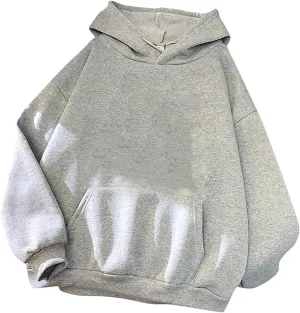 Womens Oversized Sweatshirts Trendy Long Sleeve Loose Hoodies Fall Fashion Hooded Pullover Sweaters with Pockets
