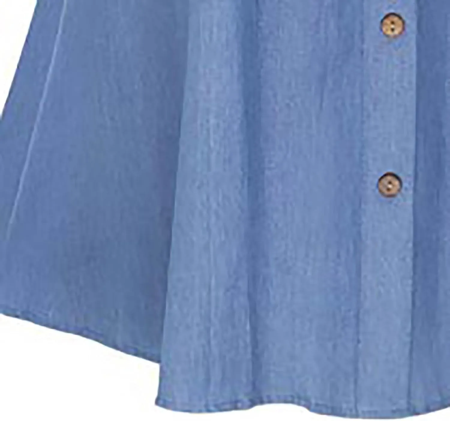 Women's Plus Size Denim Skirt Casual High Waisted A Line Midi with Elastic Waist for School Silk Skirt