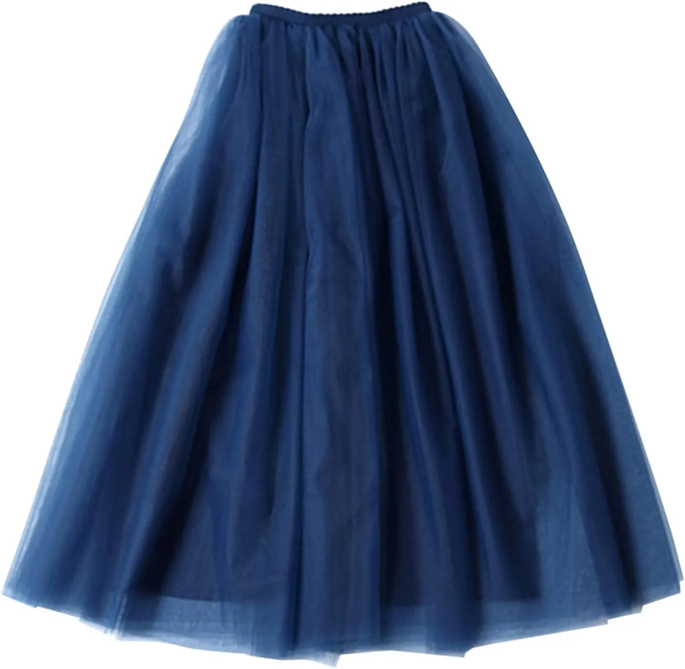 Womens Skirt Tulle Tutu Skirt Pleated Princess Midi Skirts Adult Tutu Dancing Party Evening Tulle Ankle Tennis