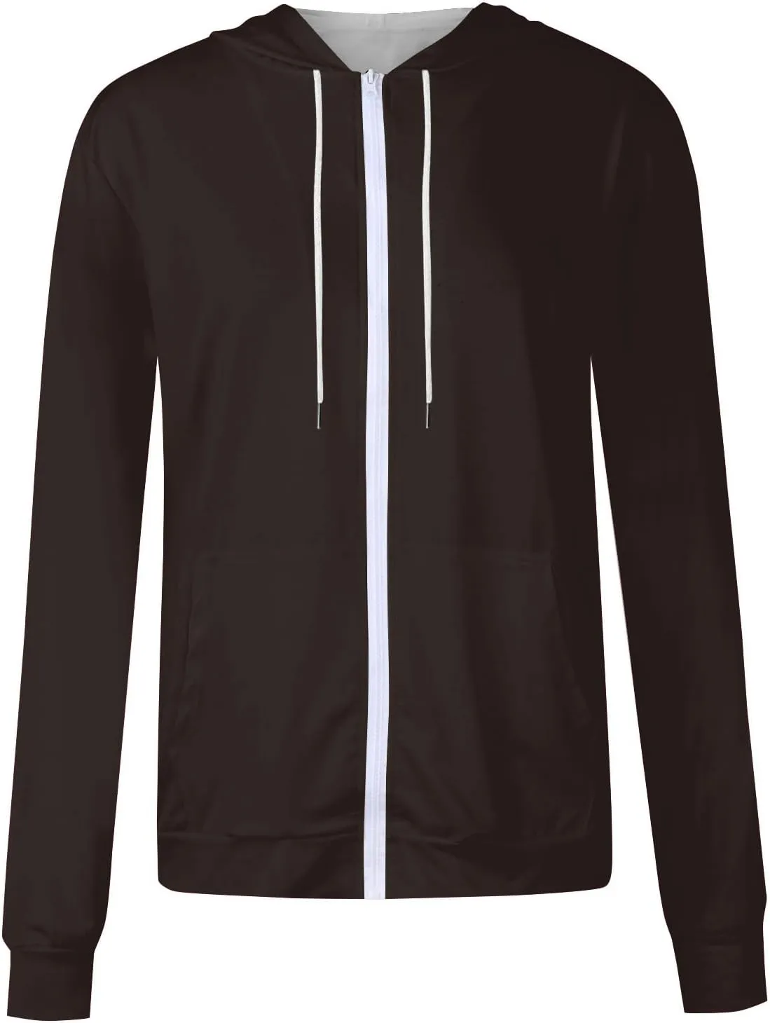 Womens Zip Up Hoodies Long Sleeve Fall Oversized Sweatshirts Jacket with Pockets 2025 Fashion Clothes Sweaters