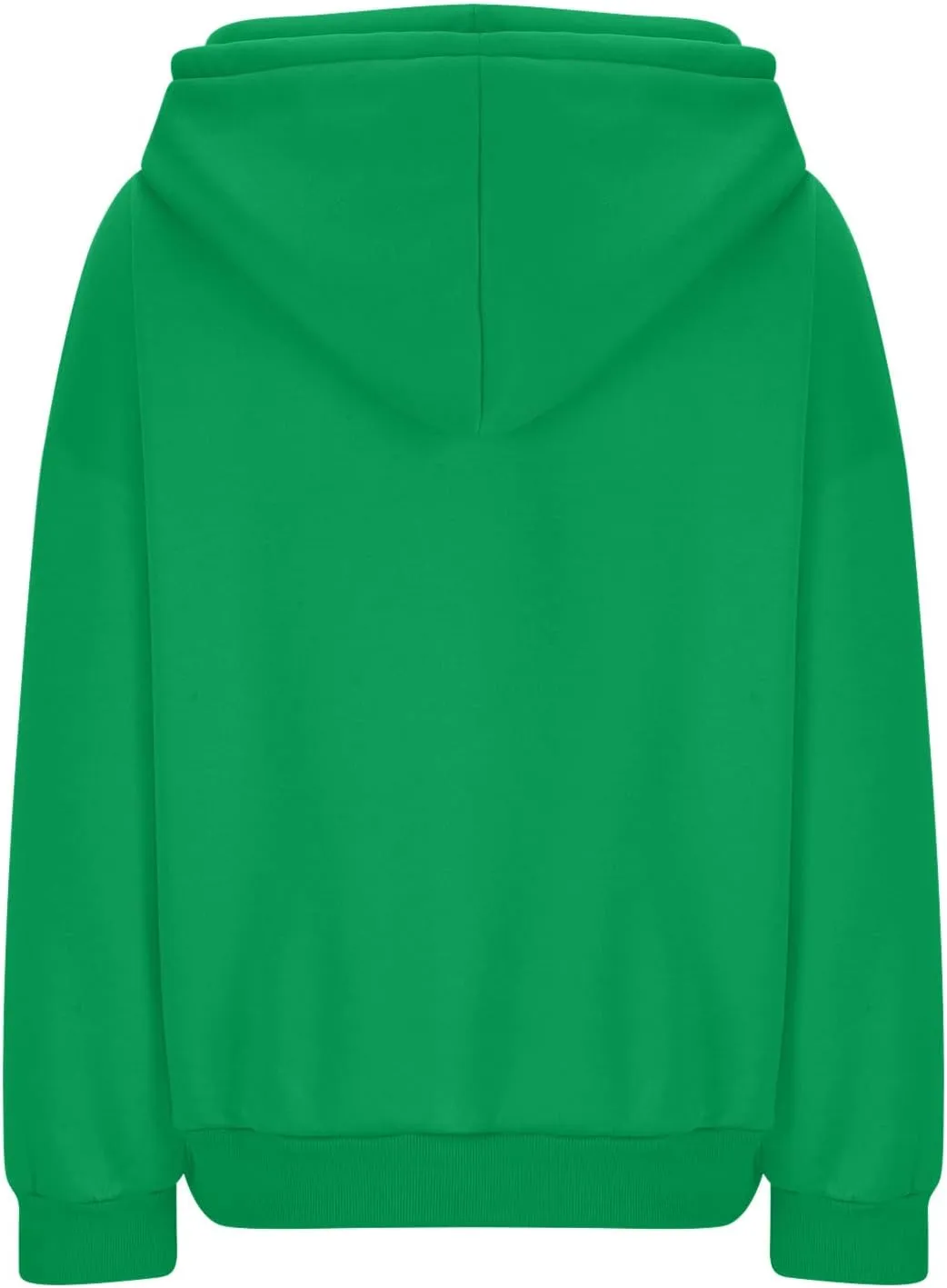 yardsong Hoodies for Women 2024 Fashion Cowl Neck Long Sleeve Sweatshirts Teen Girls Casual Pullover with Zipper Pockets