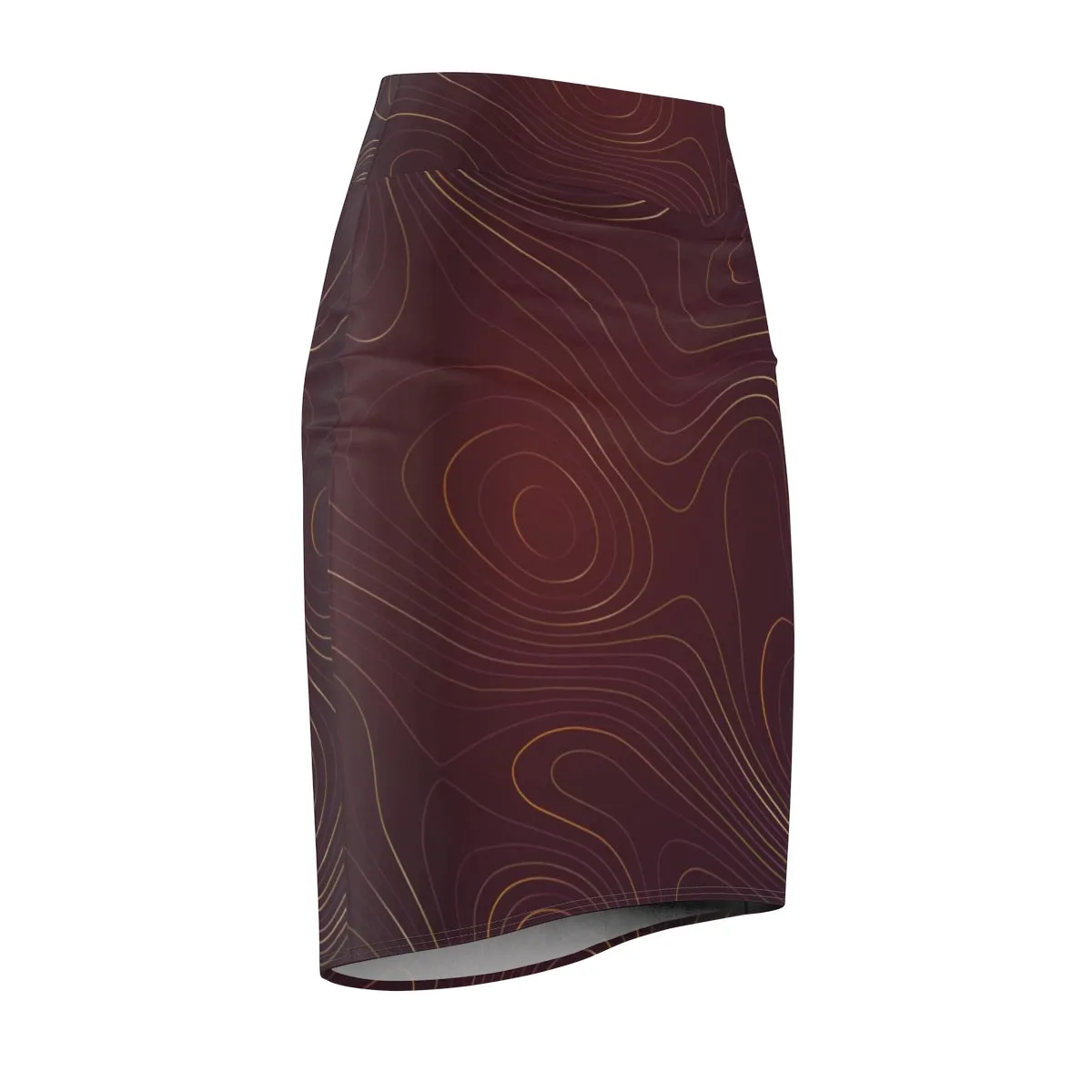 YE Brown Passions Women's Pencil Skirt