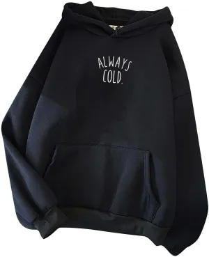 Yes, I'm Still Freezing Me 24:7 Hoodies for Women Drop Shoulder Oversized Sweatshirts Long Sleeve Casual Pullover