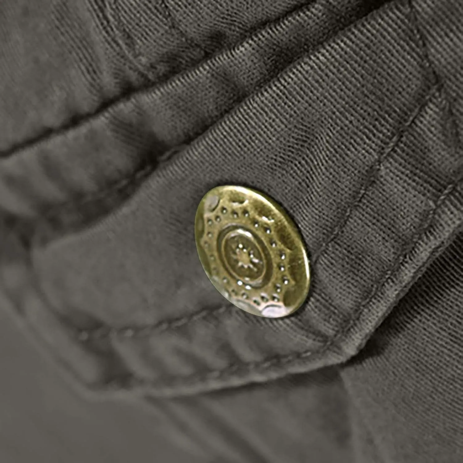 Ymosrh Khaki Cargo Pants for Men Work Pants Cotton Relaxed Fit Military Pants with Multi Pockets Stretch Pants