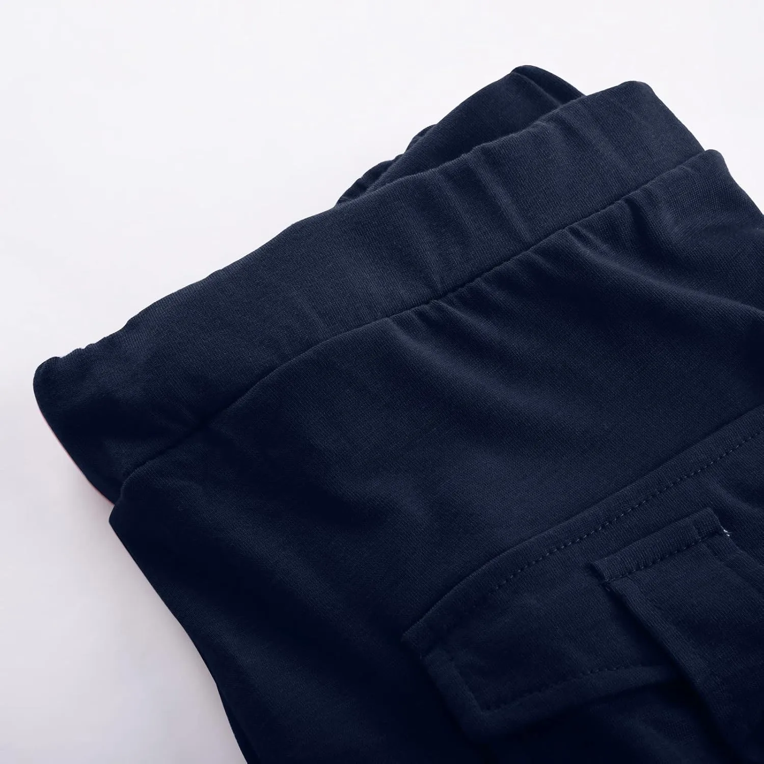 ZDRZK Capri Cargo Pants for Women Casual Plus Size High Waist Workout Yoga Pants with Pockets Comfy Cropped Trousers